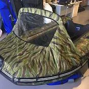 Тент носовой на лодку Адмирал 335 со стеклом